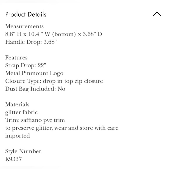 Kate Spade Tinsel Satchel Rose Gold - Picture 3 of 5